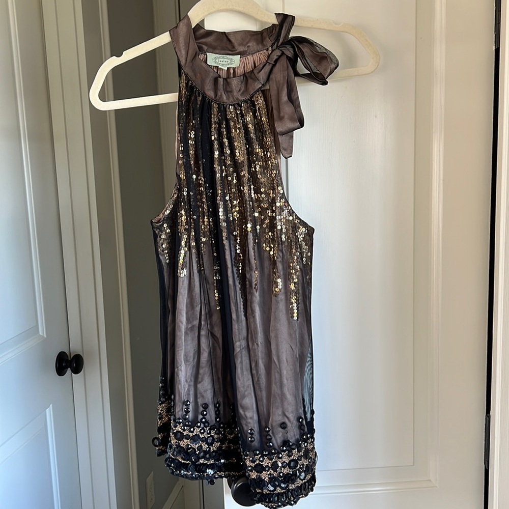 Joolay Sequined Sleeveless Top